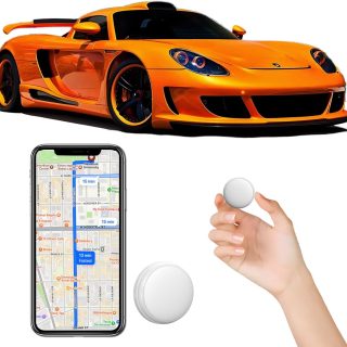 No Subscription Vehicle GPS Tracker Portable Car GPS Tracker Mini Magnetic GPS Device Full Coverage Pinpoint Vehicle Location Elderly Children Pets No SIM Card Required